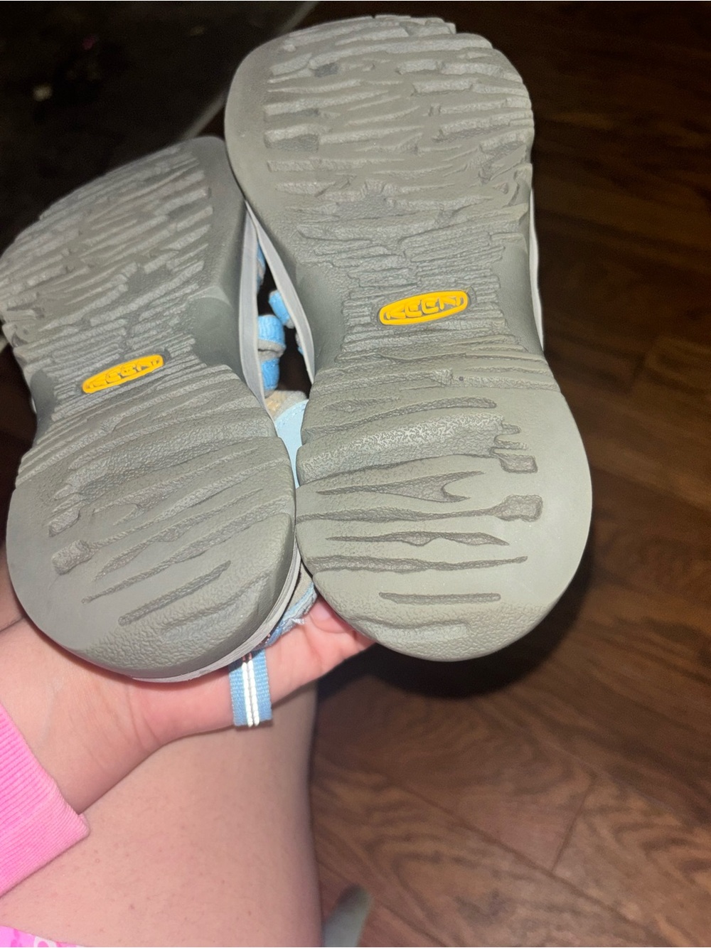 Women's Keen Whisper Size 8 Alaskan Blue Gray Waterproof Sandals - Picture 2 of 7